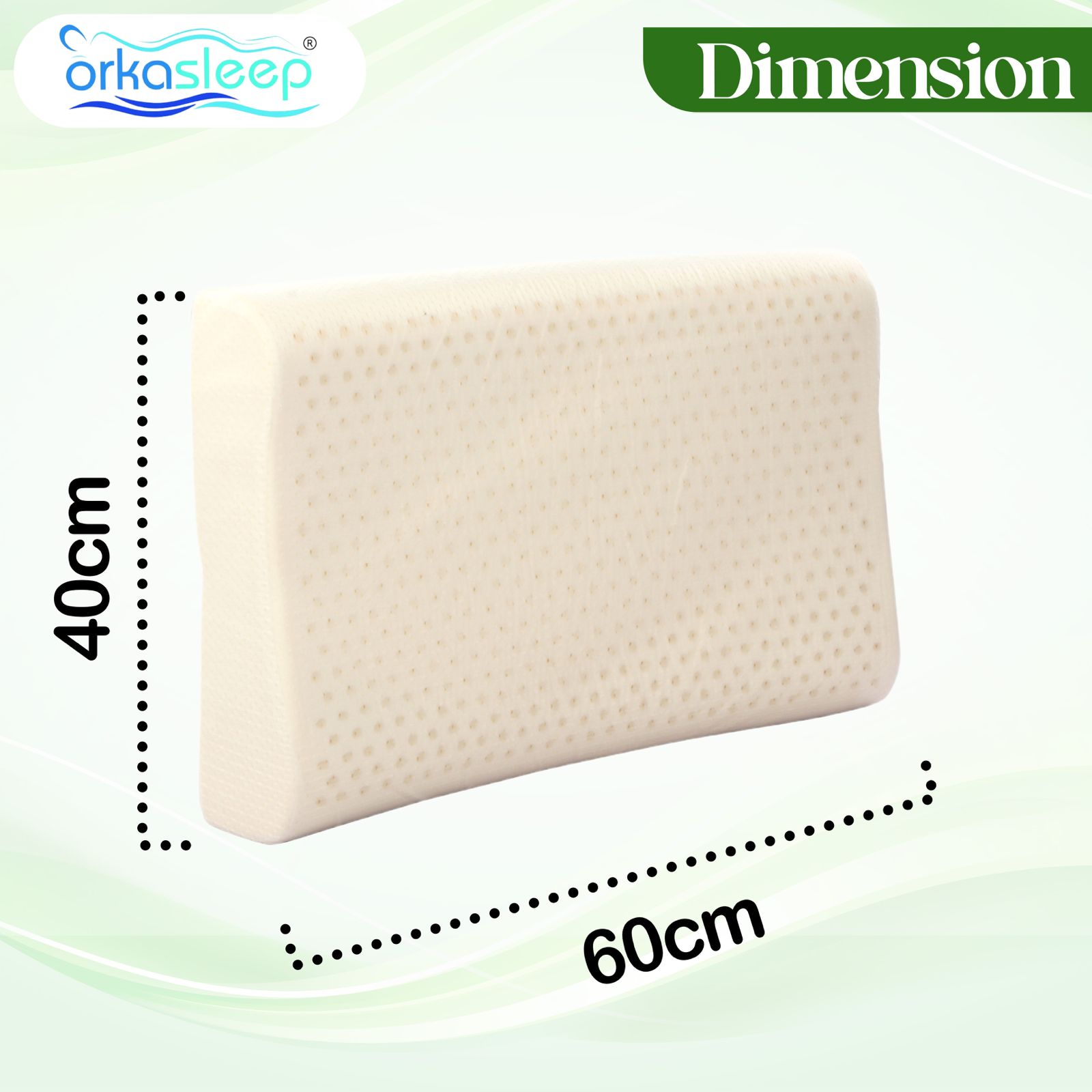 Orkasleep Latex Memory Foam Pillow Pack of 1